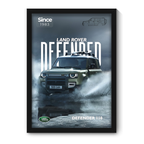 LAND ROVER DEFENDER - Framed Car Poster