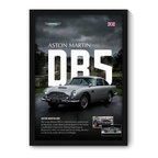 ASTON MARTIN DB5 - Framed Car Poster