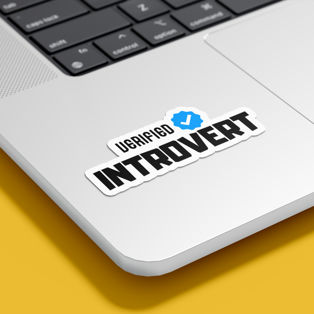 Verified Introvert - Vinyl Sticker