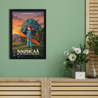 NAUSICAA OF THE VALLEY OF THE WIND - Framed Ghibli Anime Poster