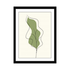VIRIDIS FOLIUM - Framed Abstract Poster