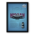 NISSAN NAVARA 2005 - Framed Car Poster