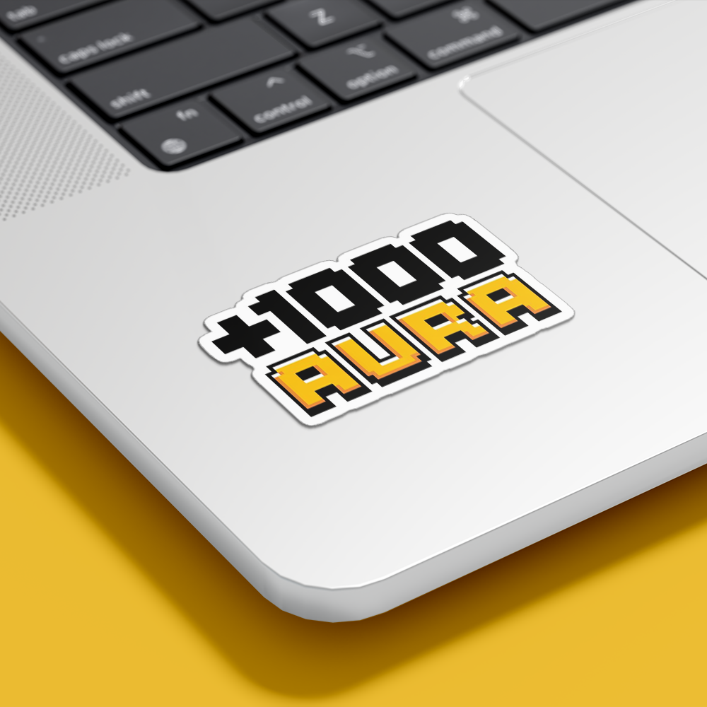 +1000 Aura- Vinyl Sticker