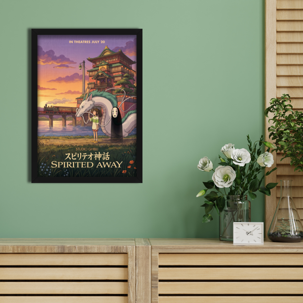 SPIRITED AWAY- Framed Ghibli Anime Poster
