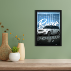 RANGER ROVER VOGUE - Framed Car Poster