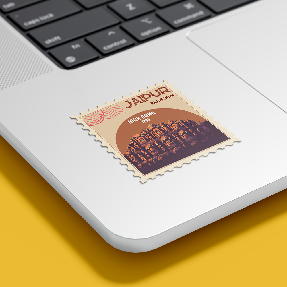 CITY STAMP JAIPUR-Vinyl Sticker
