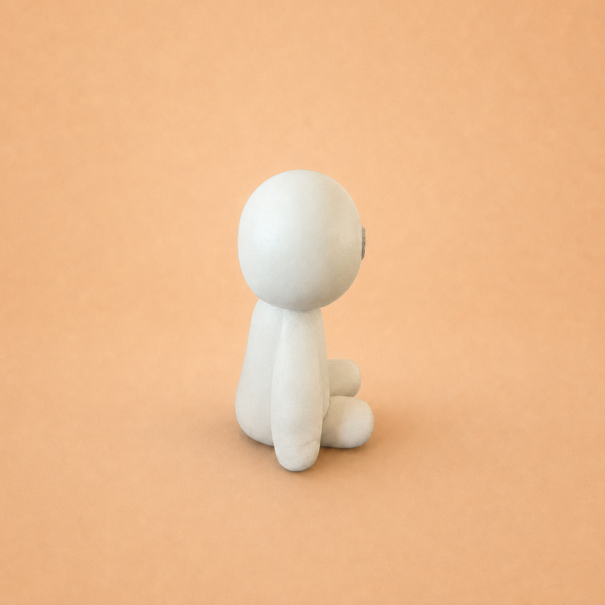Little Baymax - Clay Model