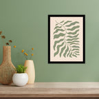 SERENE FERN - Framed Abstract Poster