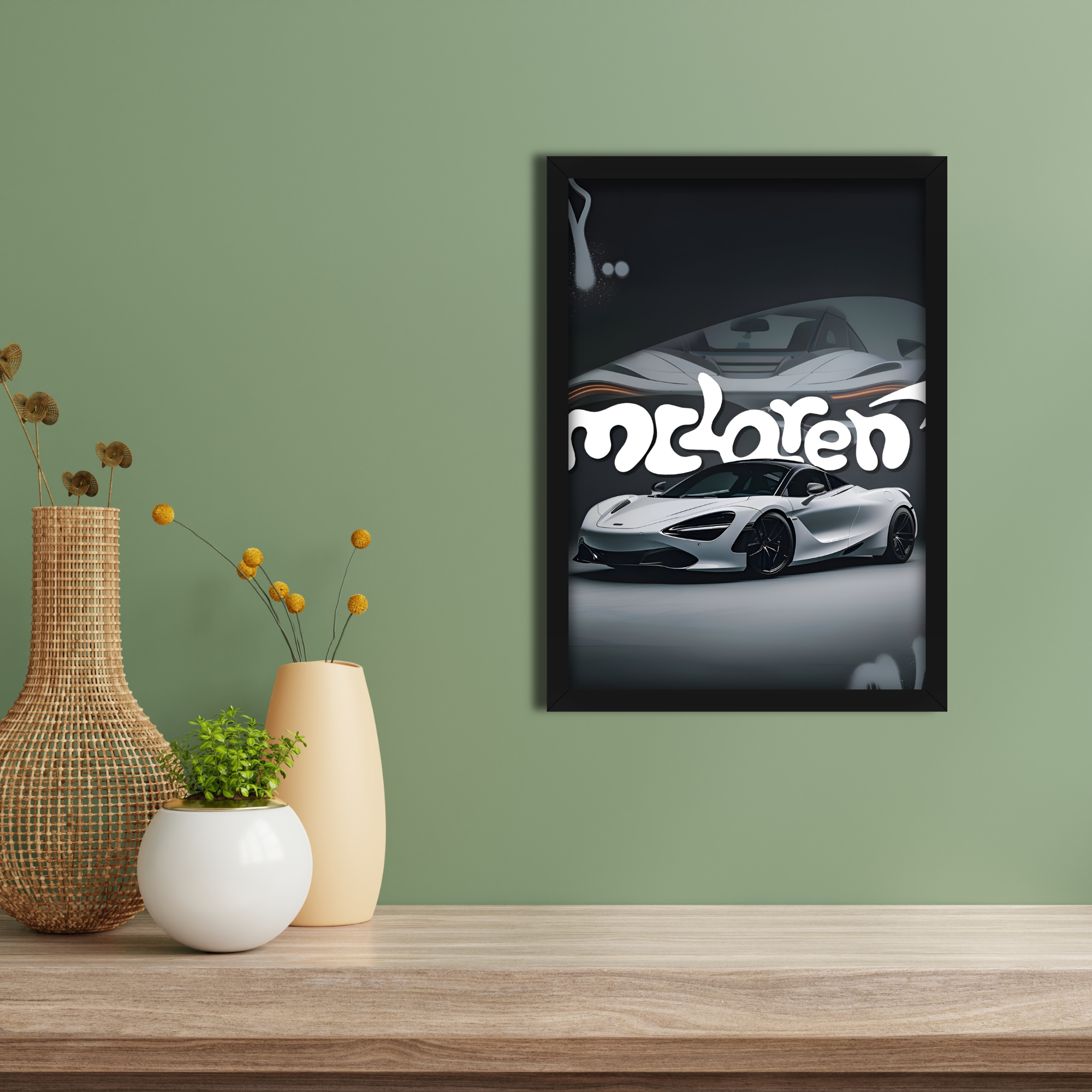MCLAREN 720S - Framed Car Poster