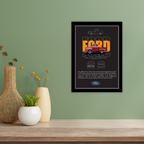 FORD F-100 1956 - Framed Car Poster