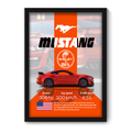 MUSTANG SHELBY - Framed Car Poster