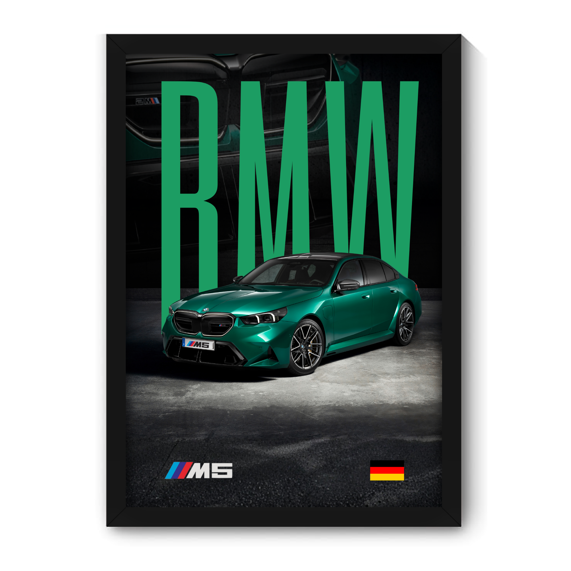 BMW M5 - Framed Car Poster