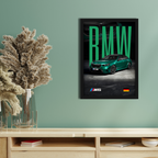 BMW M5 - Framed Car Poster
