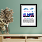 ALPINE PIERRE GASLY 10 - Framed Car Poster