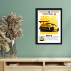 911 GT3 RS - Framed Car Poster