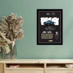 CHEVROLET S-10 ADVANTAGE 2017 - Framed Car Poster