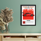 911 GT3 RS -1 - Framed Car Poster