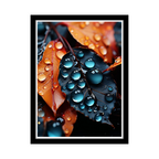 HYDRATED HEART - Framed Abstract Poster