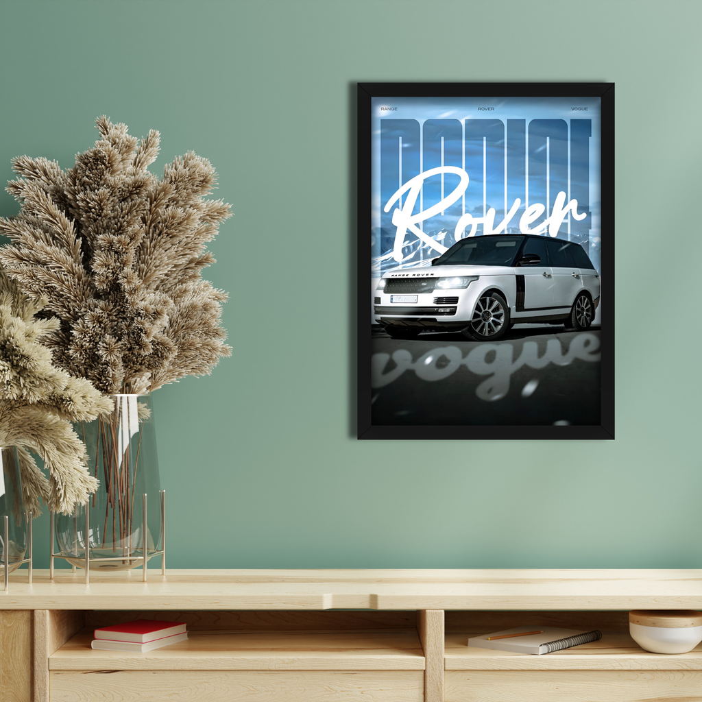 RANGER ROVER VOGUE - Framed Car Poster