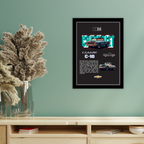 CHEVROLET CLASSIC C-10 V1 - Framed Car Poster