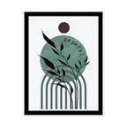 VERDANT ECHO - Framed Abstract Poster