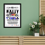 PEUGEOT 208 WR - Framed Car Poster