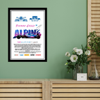 ALPINE PIERRE GASLY 10 - Framed Car Poster