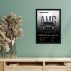 MERCEDES BENZ AMG G63 - Framed Car Poster