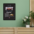 FIAT CLASSIC 1980 V1 - Framed Car Poster
