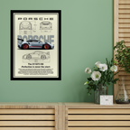 PORSCHE THE 911 GT3 RS - Framed Car Poster