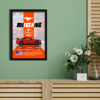 MUSTANG SHELBY - Framed Car Poster