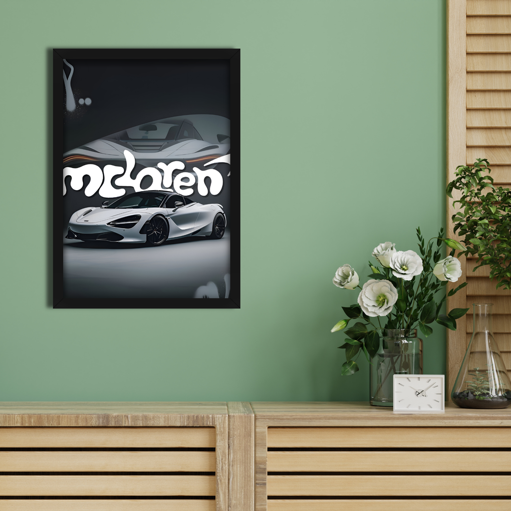 MCLAREN 720S - Framed Car Poster