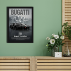 BUGATTI TOURBILLON - Framed Car Poster