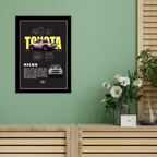 TOYOTA HILUX V1 - Framed Car Poster