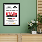 FERRARI CHARLES MARC LECLERC 16 - Framed Car Poster