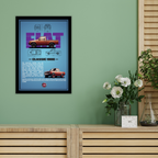FIAT CLASSIC 1980 V2 - Framed Car Poster