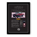 NISSAN NAVARA 2005 V1 - Framed Car Poster