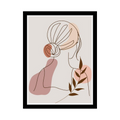 LEAFY LADY - Framed Abstract Poster
