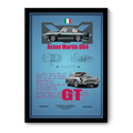 ASTON MARTIN DB4 GT - Framed Car Poster