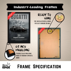 BUGATTI TOURBILLON - Framed Car Poster