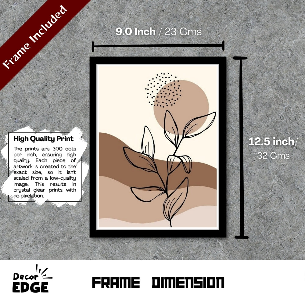 HORIZON LINE - Framed Abstract Poster