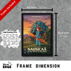 NAUSICAA OF THE VALLEY OF THE WIND - Framed Ghibli Anime Poster
