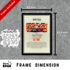 CHEVROLET CLASSIC C-10 V2 - Framed Car Poster