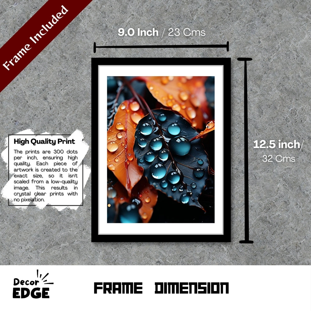HYDRATED HEART - Framed Abstract Poster