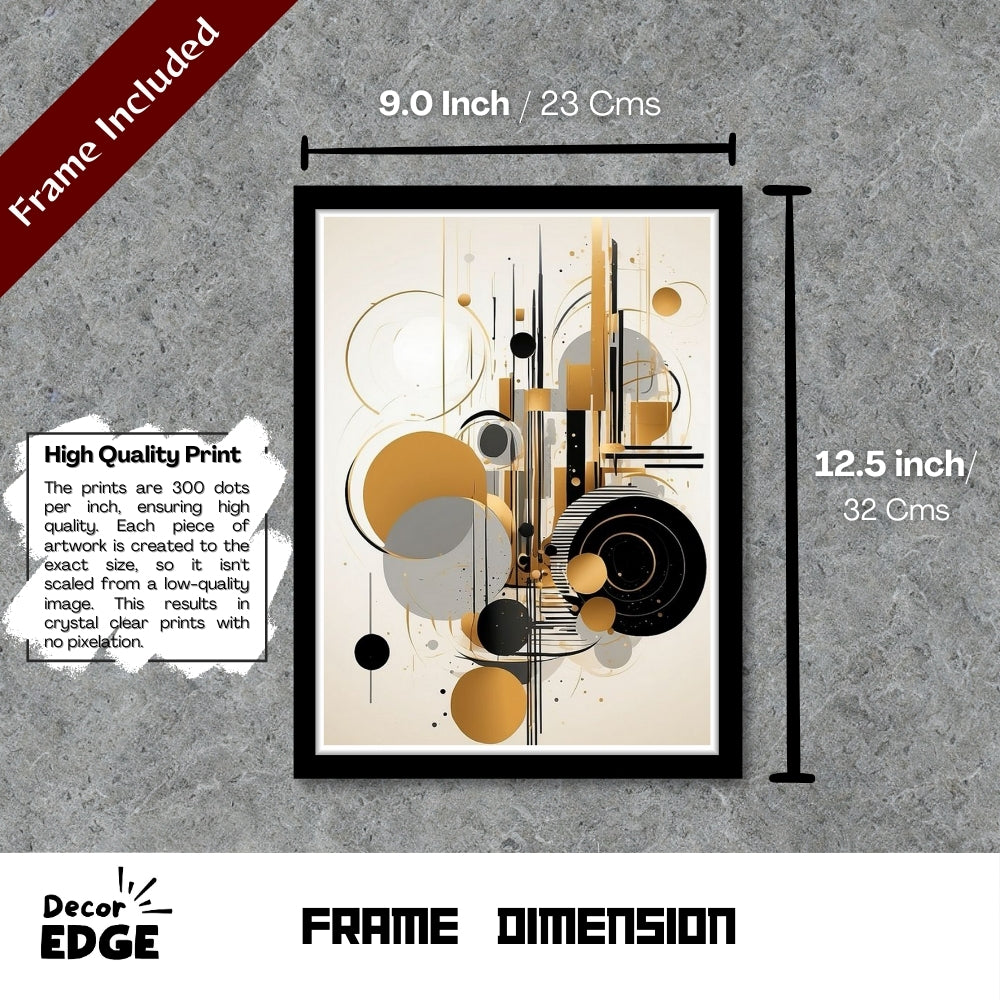 EQUILIBRIUM - Framed Abstract Poster