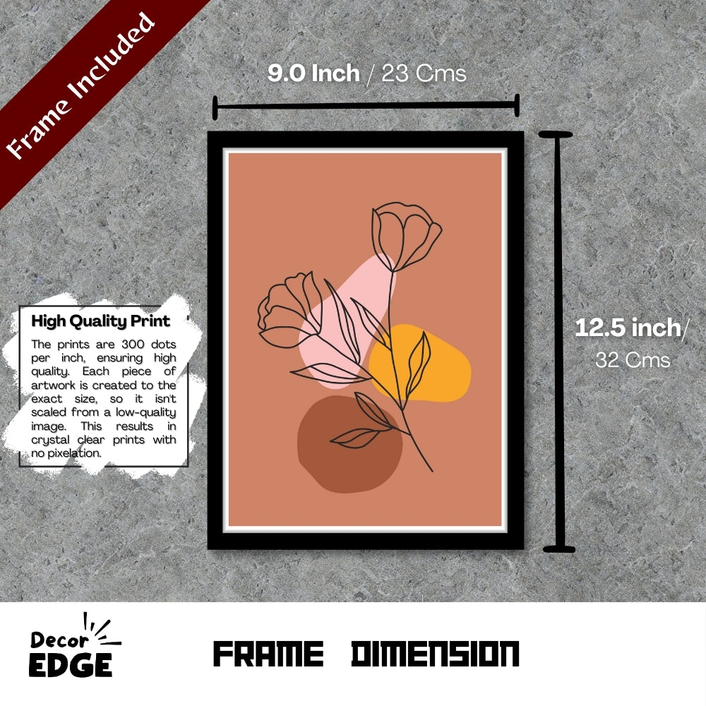 WISPY BLOOM - Framed Abstract Poster