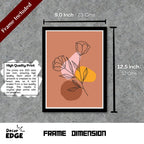 WISPY BLOOM - Framed Abstract Poster