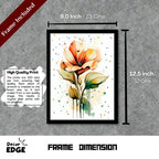 BLUSHING BLOOM - Framed Abstract Poster