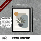BOHO BLOOM - Framed Abstract Poster