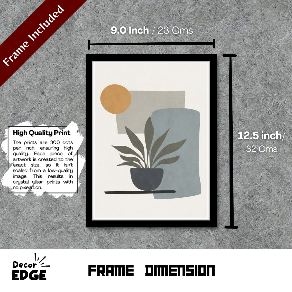 BOHO BLOOM - Framed Abstract Poster